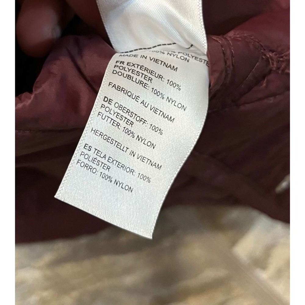 UNTUCKit Quilted Barn Jacket Mens Medium Burgundy Diamond Field Coat - Picture 6 of 10